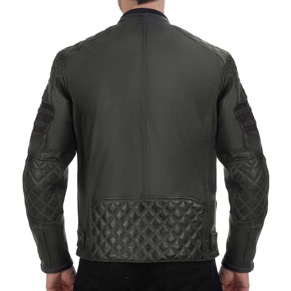 
                  
                    Charger l&amp;#39;image dans la galerie, BLOUSON DE MOTO EN CUIR DUBLIN RÉTRO
                  
                
