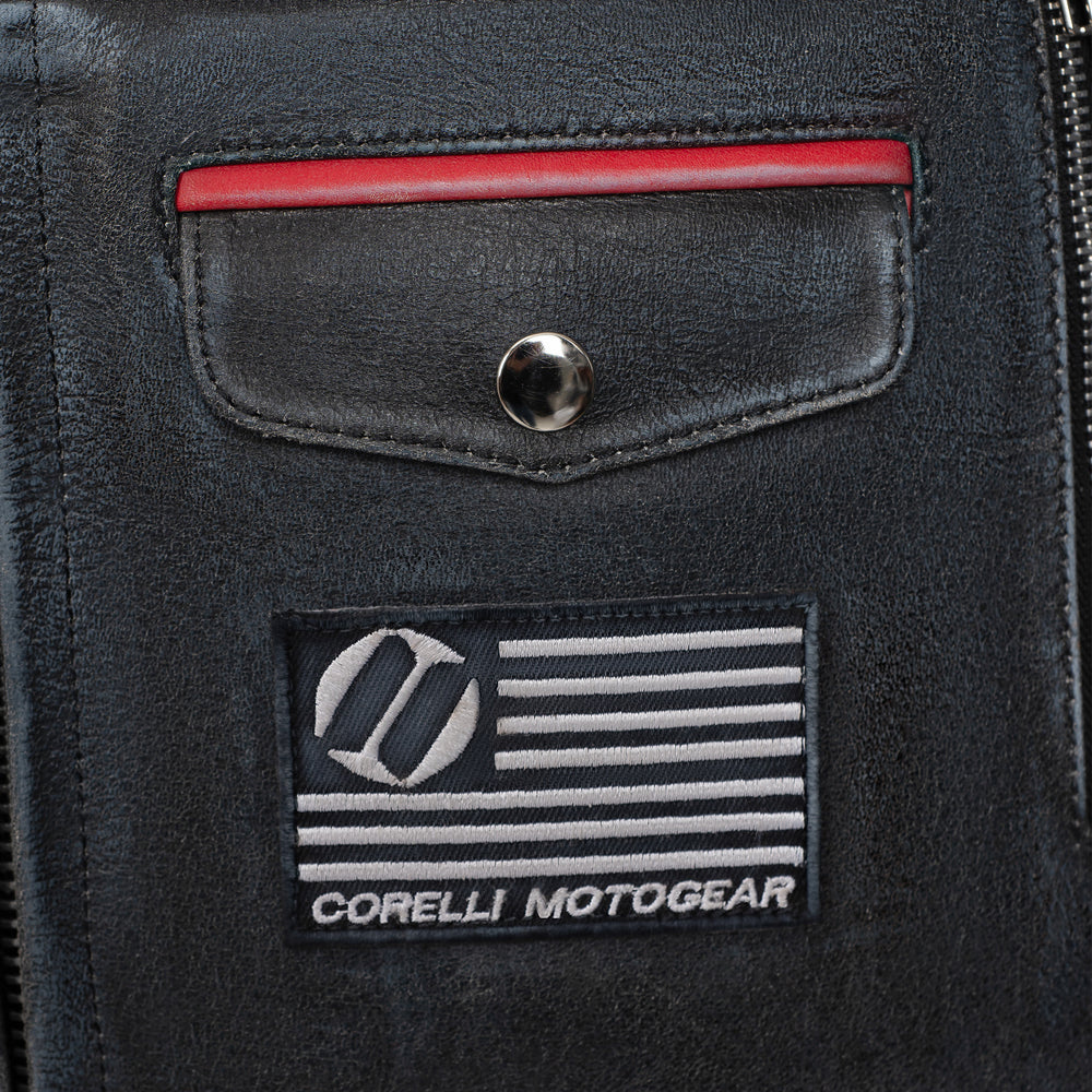 
                  
                    Charger l&amp;#39;image dans la galerie, BLOUSON DE MOTO EN CUIR TOKYO VINTAGE
                  
                