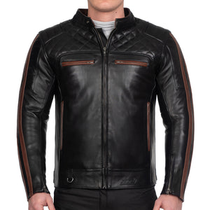 
                  
                    Charger l&amp;#39;image dans la galerie, BLOUSON DE MOTO EN CUIR NOIR CHAMPS-ÉLYSÉES
                  
                