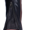BLOUSON DE CUIR MOTO NOIR HUDSON