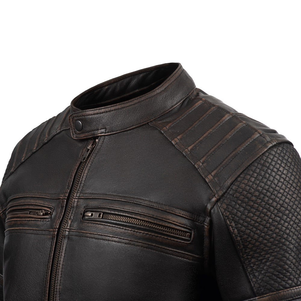 
                  
                    Charger l&amp;#39;image dans la galerie, BLOUSON DE MOTO EN CUIR COLORADO RÉTRO
                  
                