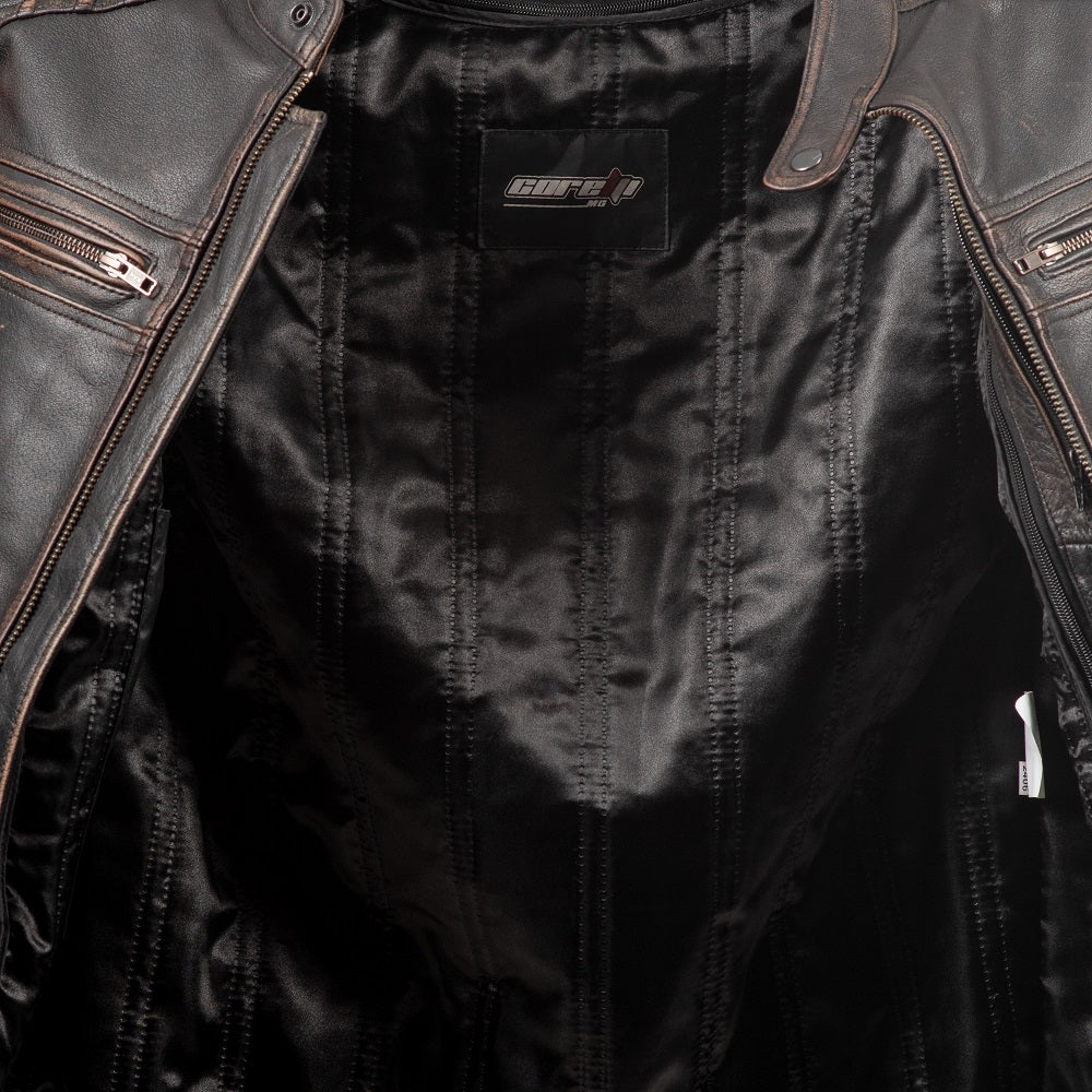 
                  
                    Charger l&amp;#39;image dans la galerie, BLOUSON DE MOTO EN CUIR COLORADO RÉTRO
                  
                