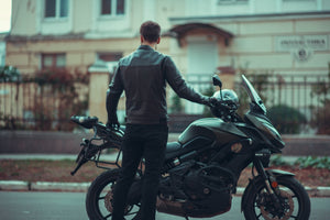 
                  
                    Charger l&amp;#39;image dans la galerie, BLOUSON DE MOTO EN CUIR COLORADO RÉTRO
                  
                