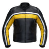 VESTE DE MOTO EN CUIR RACING MAXIME