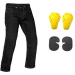 NOIR JEANS CLASSIQUE DE LA MOTO PROTÉGÉE POUR HOMME DU CITY RIDER