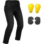 CITY SOUL JEANS DE PROTECTION MOTO NOIR FEMME