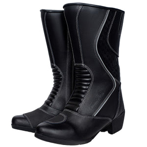 
                  
                    Charger l&amp;#39;image dans la galerie, Arrow Bottes de moto en cuir pour femmes
                  
                