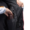 BLOUSON DE MOTO TEXTILE MIAMI MOTOR CLUB, Protections amovibles certifiées CE sur le dos, les épaules et les coudes