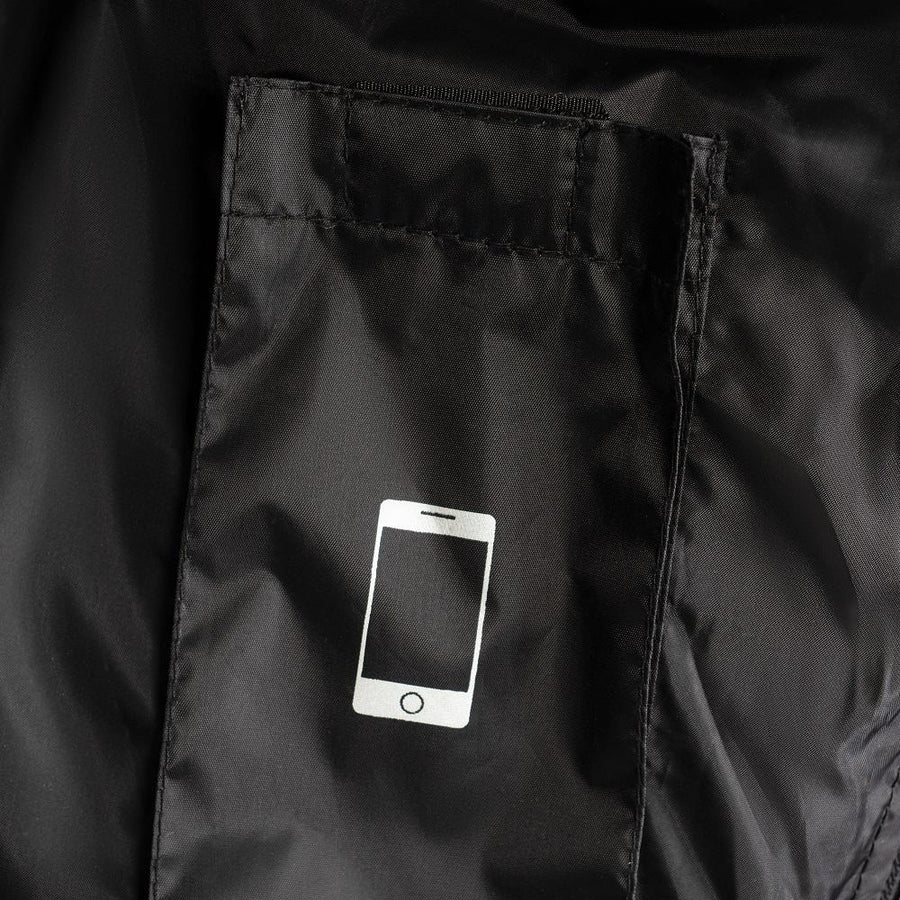 BLOUSON DE MOTO TEXTILE ROCKET BLEU, Protections amovibles certifiées CE sur les épaules, les coudes et le dos, Fermetures à glissière YKK tout autour, fermetures à glissière de 8 pouces et de connexion sur toute la circonférence pour les pantalons