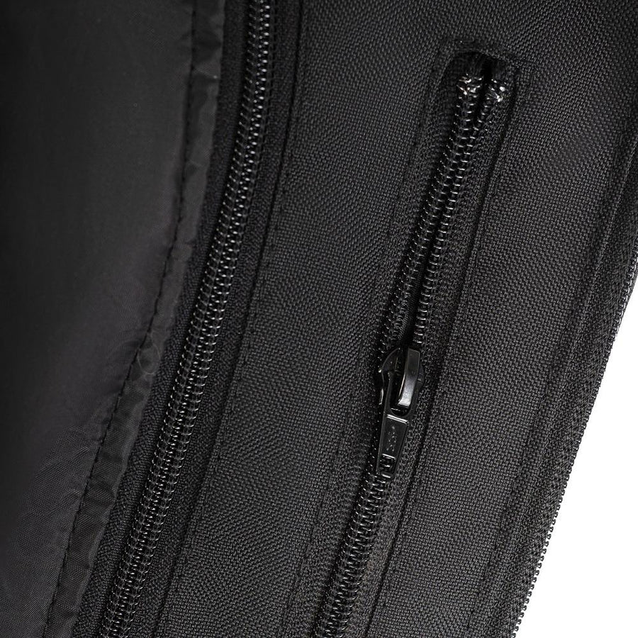 BLOUSON DE MOTO TEXTILE ROCKET BLEU, Protections amovibles certifiées CE sur les épaules, les coudes et le dos, Fermetures à glissière YKK tout autour, fermetures à glissière de 8 pouces et de connexion sur toute la circonférence pour les pantalons