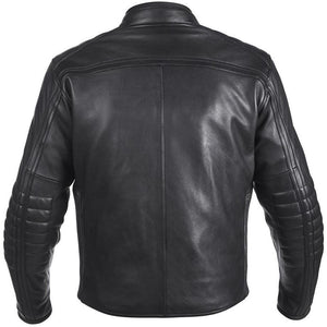 
                  
                    Charger l&amp;#39;image dans la galerie, BLOUSON EN CUIR DE MOTO NOIR VANGUARD, Protections certifiées CE sur les coudes et les épaules, zone lombaire rembourrée, doublure intérieure matelassée en polyester amovible, col rembourré pour un meilleur confort
                  
                