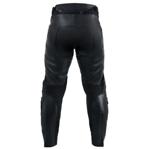 
                  
                    Charger l&amp;#39;image dans la galerie, PANTALON DE MOTO EN CUIR ANTOINE NOIR, Protection de genou certifiée CE, sangles velcro réglables à la taille, Fermetures à glissière de bout en bout et de 8&amp;quot;
                  
                