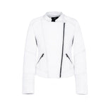 BLOUSON DE MOTO EN CUIR POUR FEMME MORENA ARMORED, En vrai cuir de qualité supérieure. Protections amovibles certifiées CE