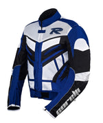 BLOUSON DE MOTO TEXTILE OLYMP RACING BLEU