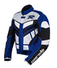 BLOUSON DE MOTO TEXTILE OLYMP RACING BLEU