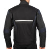BLOUSON DE MOTO TEXTILE ROCKET BLEU, Protections amovibles certifiées CE sur les épaules, les coudes et le dos, Fermetures à glissière YKK tout autour, fermetures à glissière de 8 pouces et de connexion sur toute la circonférence pour les pantalons