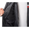 METROPOLIS VESTE DE MOTO EN CUIR NOIR, Protections CE amovibles sur les épaules, les coudes et le dos