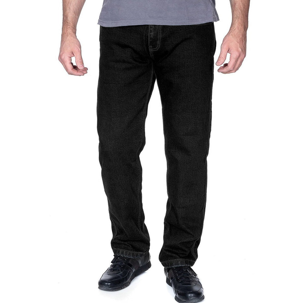 NOIR JEANS CLASSIQUE DE LA MOTO PROTÉGÉE POUR HOMME DU CITY RIDER