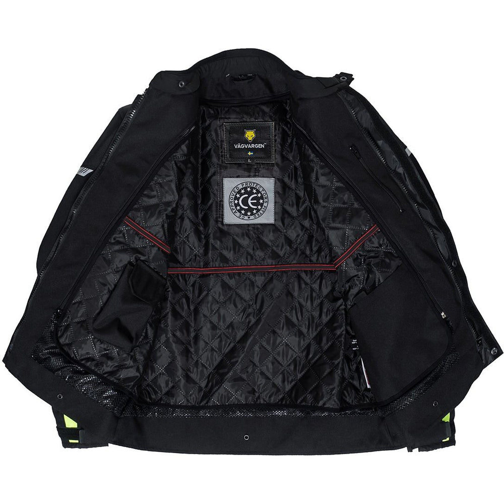 
                  
                    Charger l&amp;#39;image dans la galerie, BLOUSON TEXTILE MOTO IMPERMÉABLE À L&amp;#39;EAU STATE TOURING, Protecteurs amovibles certifiés CE sur les épaules, les coudes et le dos, Fermetures à glissière YKK, fermeture velcro à l&amp;#39;avant, fermeture à glissière de 8&amp;quot; à l&amp;#39;arrière pour fixation au pantalon
                  
                