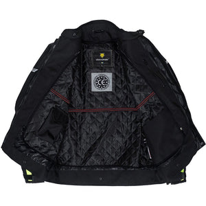 
                  
                    Charger l&amp;#39;image dans la galerie, BLOUSON TEXTILE MOTO IMPERMÉABLE À L&amp;#39;EAU STATE TOURING, Protecteurs amovibles certifiés CE sur les épaules, les coudes et le dos, Fermetures à glissière YKK, fermeture velcro à l&amp;#39;avant, fermeture à glissière de 8&amp;quot; à l&amp;#39;arrière pour fixation au pantalon
                  
                