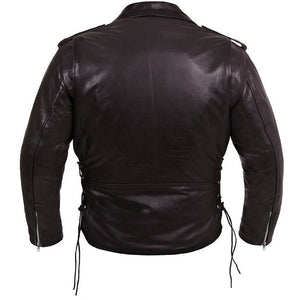 
                  
                    Charger l&amp;#39;image dans la galerie, BLOUSON DE MOTO EN CUIR CUSTOM ORIGINAL TERMINATOR, Fermetures à glissière YKK, deux poches zippées, fermeture à glissière de 8&amp;quot; pour fixation au pantalon, bretelles ajustables, Protecteurs amovibles certifiés CE
                  
                