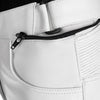 PANTALON DE MOTO EN CUIR EQUILIBRIUM BLANC FEMME