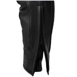 
                  
                    Charger l&amp;#39;image dans la galerie, PANTALON DE MOTO EN CUIR ECLIPSE NOIR FEMME
                  
                