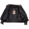 VIVE LA FRANCE RETRO VESTE DE MOTO EN CUIR, Protections CE amovibles sur les épaules, les coudes et le dos, Fermetures à glissière YKK, fermeture à glissière de 8" pour fixation au pantalon