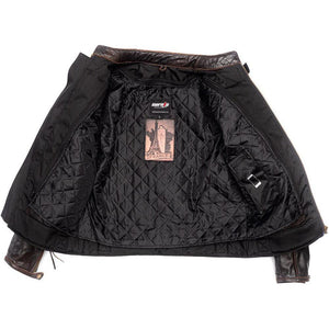
                  
                    Charger l&amp;#39;image dans la galerie, VIVE LA FRANCE RETRO VESTE DE MOTO EN CUIR, Protections CE amovibles sur les épaules, les coudes et le dos, Fermetures à glissière YKK, fermeture à glissière de 8&amp;quot; pour fixation au pantalon
                  
                