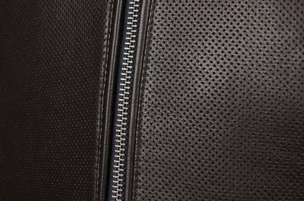
                  
                    Charger l&amp;#39;image dans la galerie, BLOUSON EN CUIR DE MOTO MARRON VANGUARD, Protections certifiées CE sur les coudes et les épaules, zone lombaire rembourrée, doublure intérieure matelassée en polyester amovible, col rembourré pour un meilleur confort
                  
                
