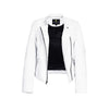 BLOUSON DE MOTO EN CUIR POUR FEMME MORENA ARMORED, En vrai cuir de qualité supérieure. Protections amovibles certifiées CE