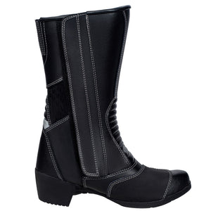 
                  
                    Charger l&amp;#39;image dans la galerie, Arrow Bottes de moto en cuir pour femmes
                  
                
