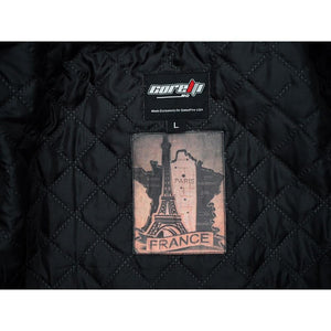 
                  
                    Charger l&amp;#39;image dans la galerie, VIVE LA FRANCE RETRO VESTE DE MOTO EN CUIR, Protections CE amovibles sur les épaules, les coudes et le dos, Fermetures à glissière YKK, fermeture à glissière de 8&amp;quot; pour fixation au pantalon
                  
                