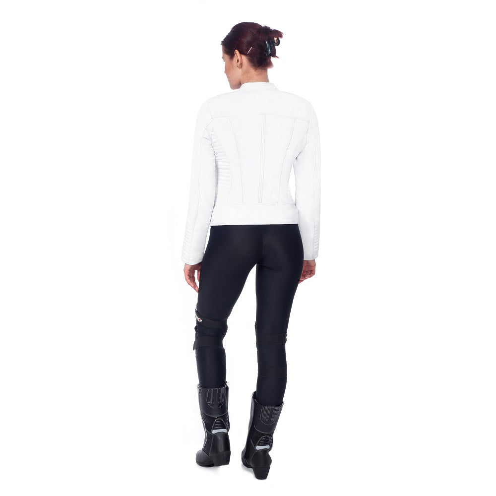 
                  
                    Charger l&amp;#39;image dans la galerie, BLOUSON DE MOTO EN CUIR POUR FEMME MORENA ARMORED, En vrai cuir de qualité supérieure. Protections amovibles certifiées CE
                  
                