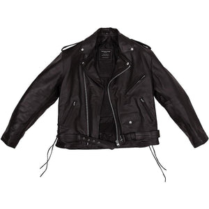 
                  
                    Charger l&amp;#39;image dans la galerie, BLOUSON DE MOTO EN CUIR CUSTOM ORIGINAL TERMINATOR, Fermetures à glissière YKK, deux poches zippées, fermeture à glissière de 8&amp;quot; pour fixation au pantalon, bretelles ajustables, Protecteurs amovibles certifiés CE
                  
                