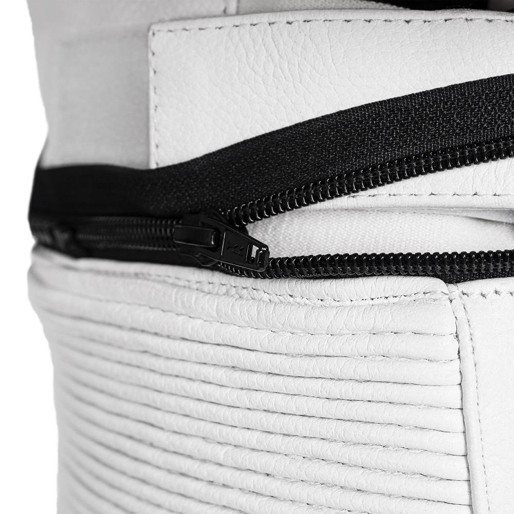 
                  
                    Charger l&amp;#39;image dans la galerie, PANTALON DE MOTO EN CUIR EQUILIBRIUM BLANC FEMME
                  
                