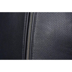 
                  
                    Charger l&amp;#39;image dans la galerie, BLOUSON EN CUIR DE MOTO NOIR VANGUARD, Protections certifiées CE sur les coudes et les épaules, zone lombaire rembourrée, doublure intérieure matelassée en polyester amovible, col rembourré pour un meilleur confort
                  
                