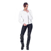 BLOUSON DE MOTO EN CUIR POUR FEMME MORENA ARMORED, En vrai cuir de qualité supérieure. Protections amovibles certifiées CE