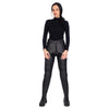 PANTALON DE MOTO EN CUIR ECLIPSE NOIR FEMME