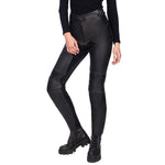 PANTALON DE MOTO EN CUIR ECLIPSE NOIR FEMME