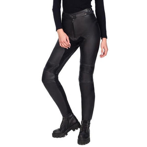 
                  
                    Charger l&amp;#39;image dans la galerie, PANTALON DE MOTO EN CUIR ECLIPSE NOIR FEMME
                  
                