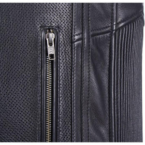 
                  
                    Charger l&amp;#39;image dans la galerie, BLOUSON EN CUIR DE MOTO NOIR VANGUARD, Protections certifiées CE sur les coudes et les épaules, zone lombaire rembourrée, doublure intérieure matelassée en polyester amovible, col rembourré pour un meilleur confort
                  
                