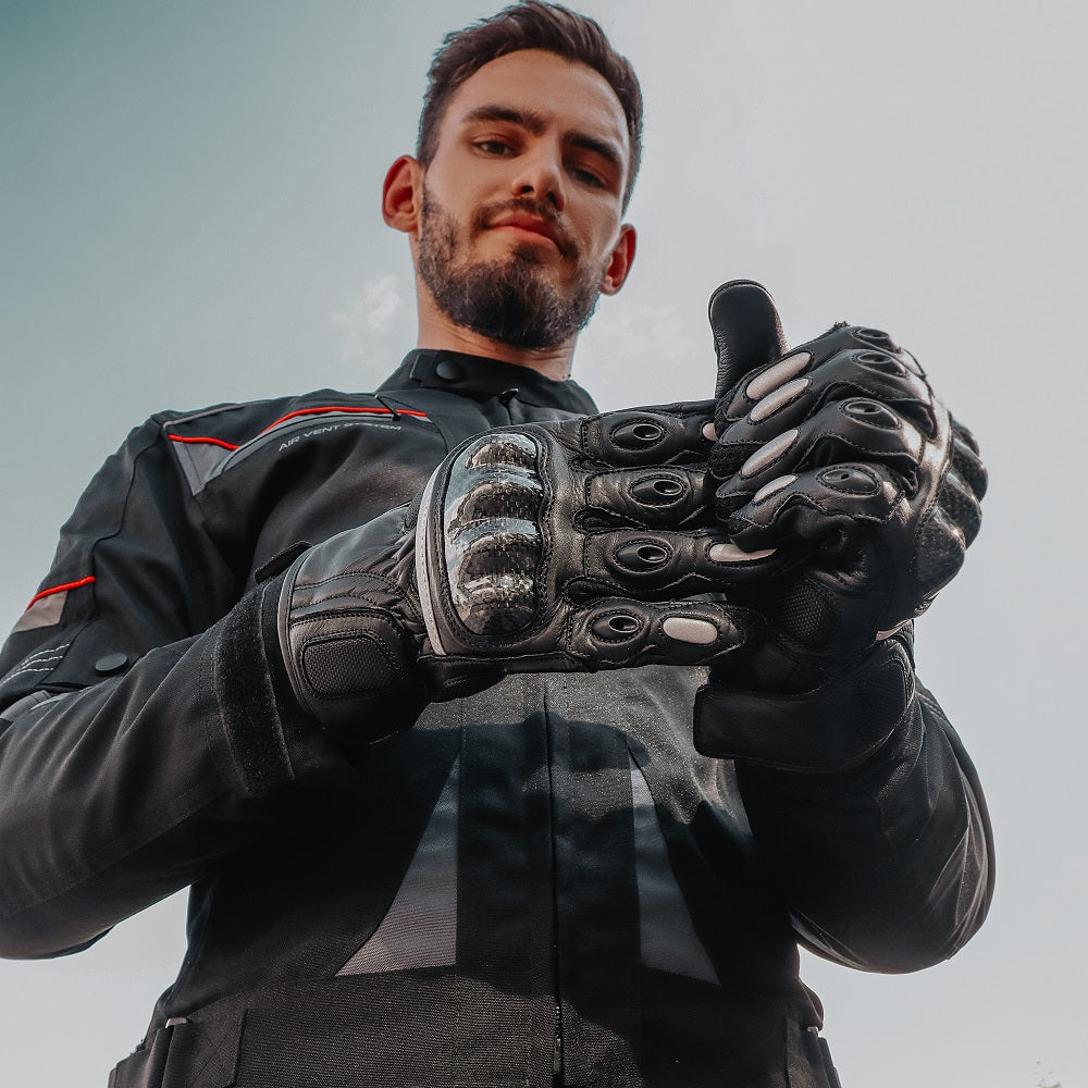GANTS DE MOTO RAVEN RACER CARBON